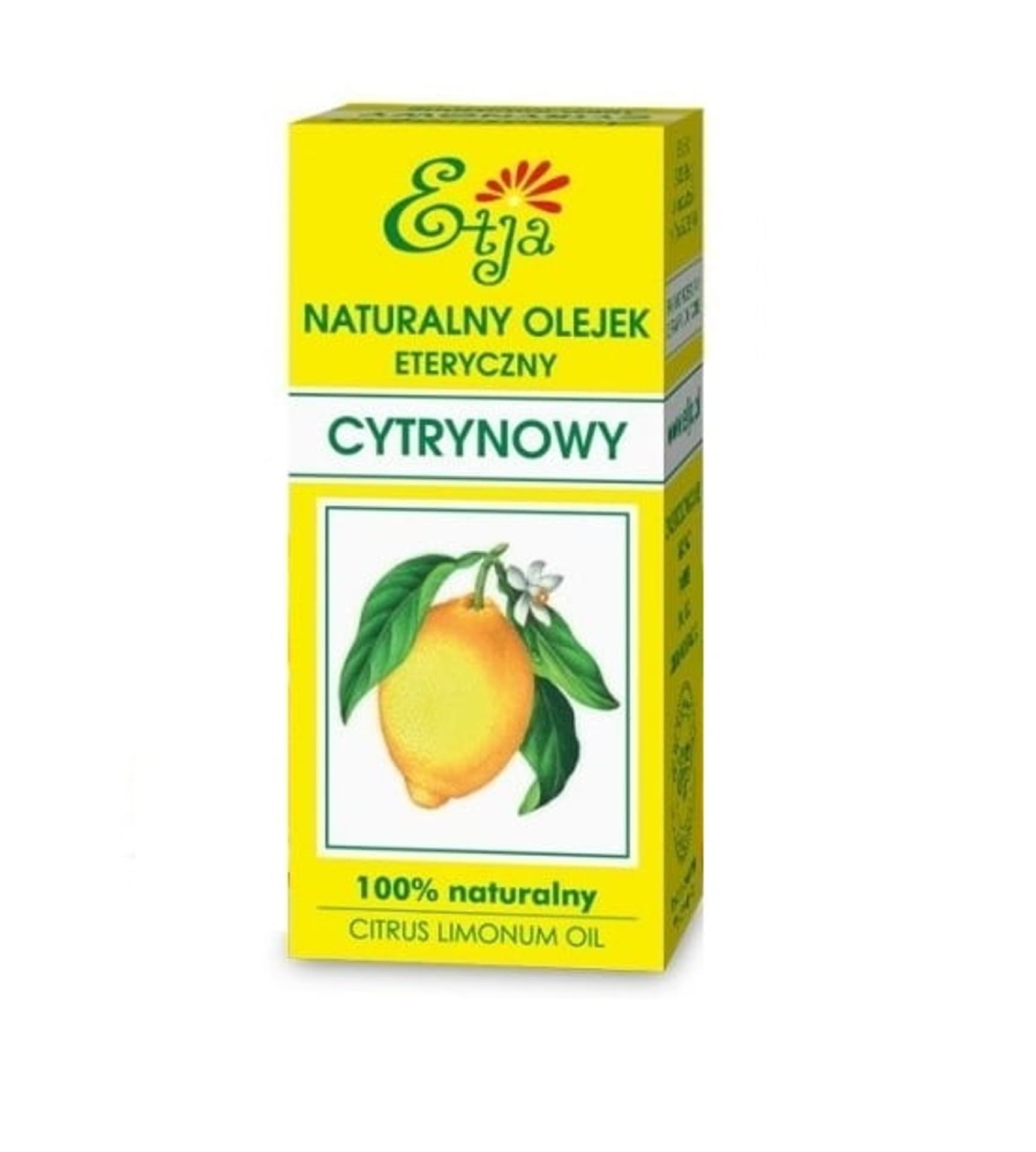

Etja Naturalny olejek eteryczny Cytrynowy 10ml