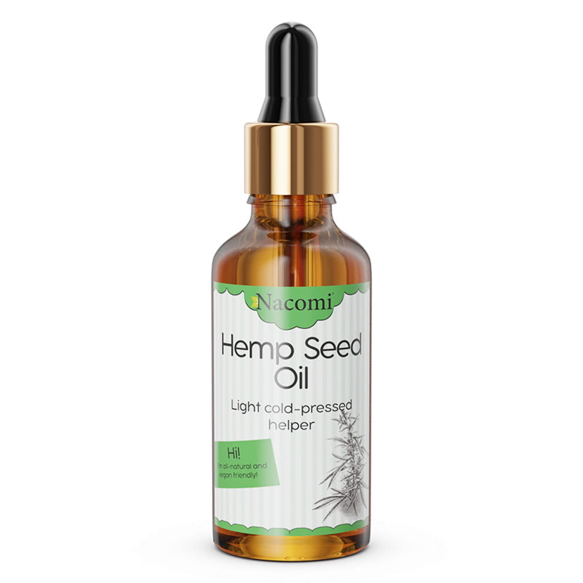 

Nacomi Hemp Seed Oil olej konopny z pipetą 50ml