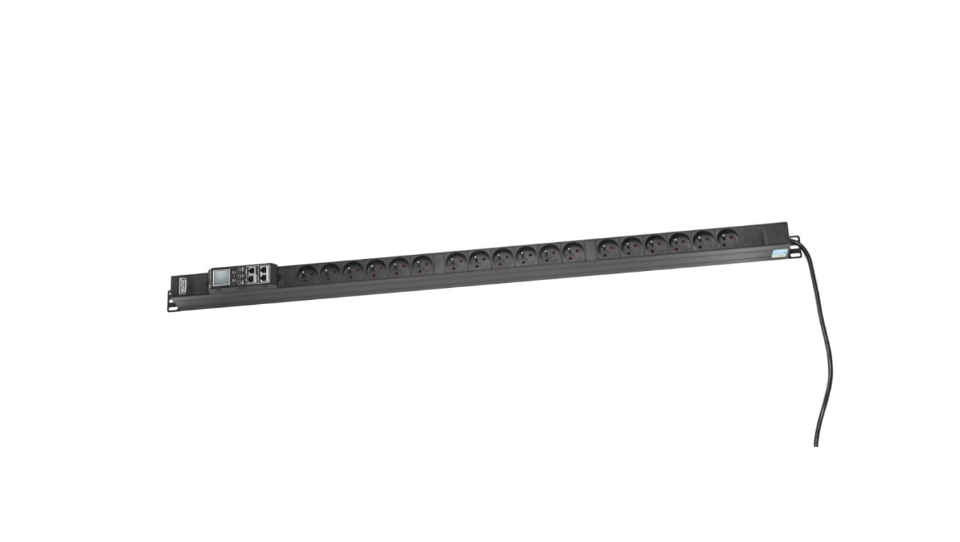 

Listwa monitorująca pionowa wtyk zasilający DIN49440 gniazda 18x NF-C61-314 (E) 16A DN-IP-V-2-18E, E) 16a dn-ip-v-2-18