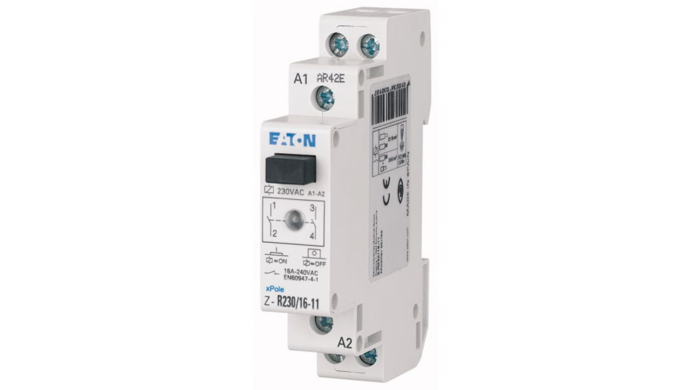 

Przekaźnik instalacyjny 16A 2Z 230V AC z diodą LED Z-R230/16-20 ICS-R16A230B200