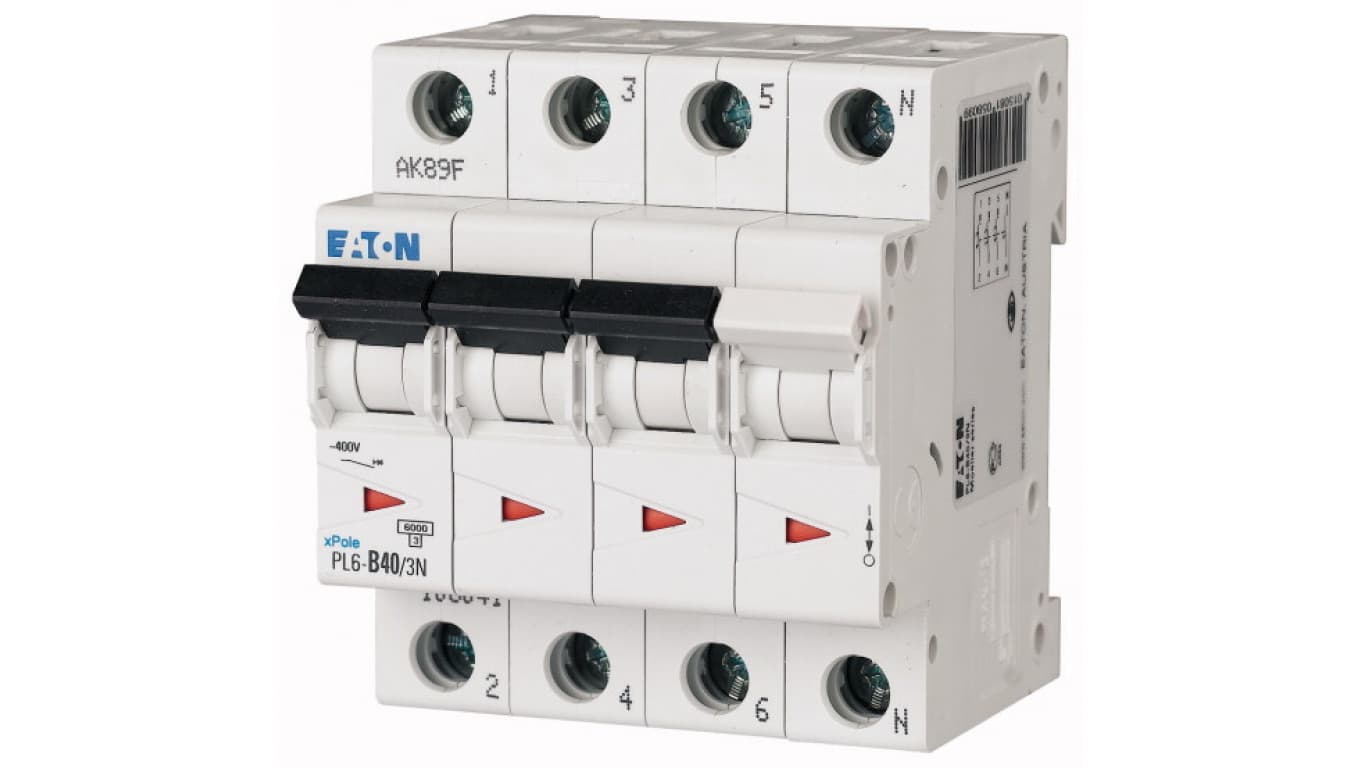 

Wyłącznik nadprądowy 3P+N D 40A 6kA AC PL6-D40/3N 165044