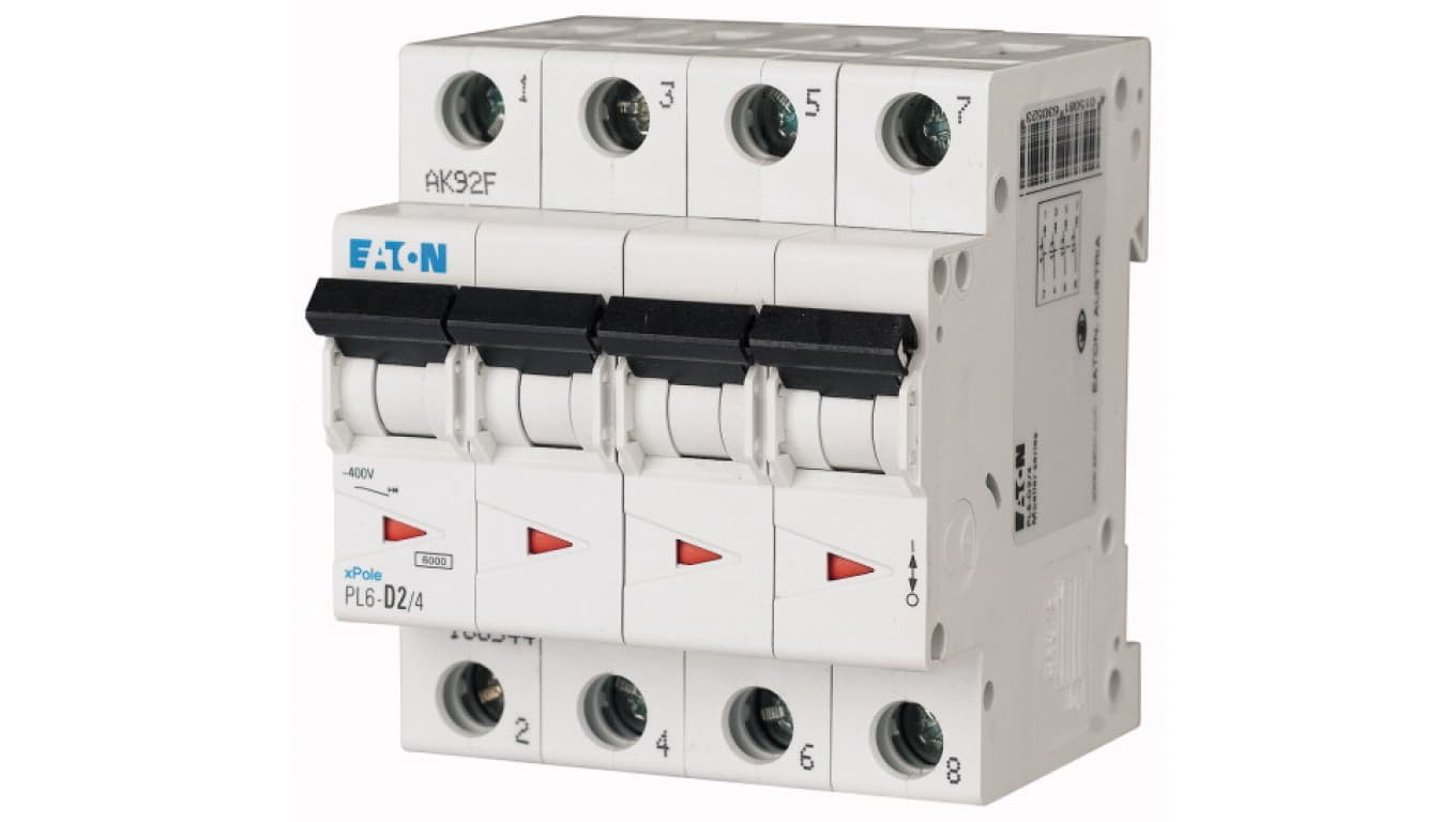 

Wyłącznik nadprądowy 4P C 2A 6kA AC PL6-C2/4 166521