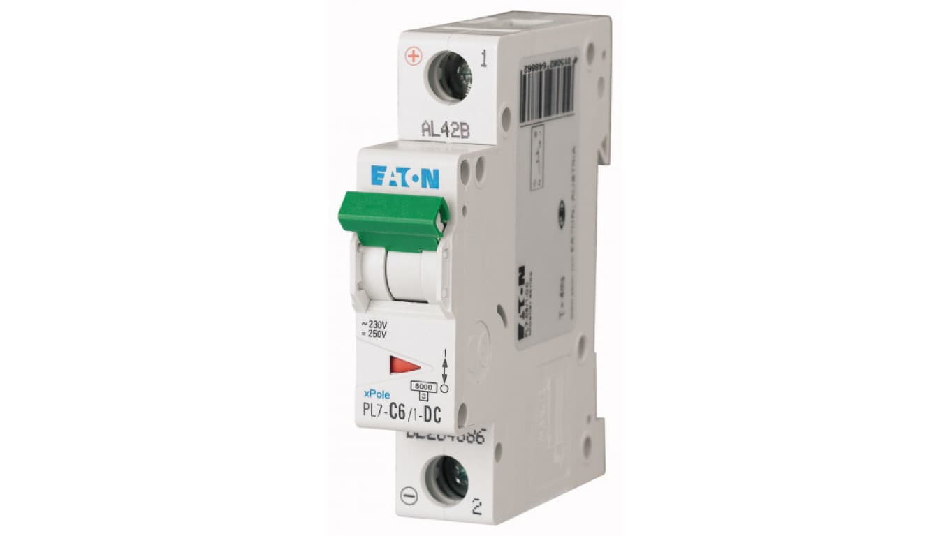 

Wyłącznik nadprądowy 1P C 6A 10kA DC PL7-C6/1-DC 264886