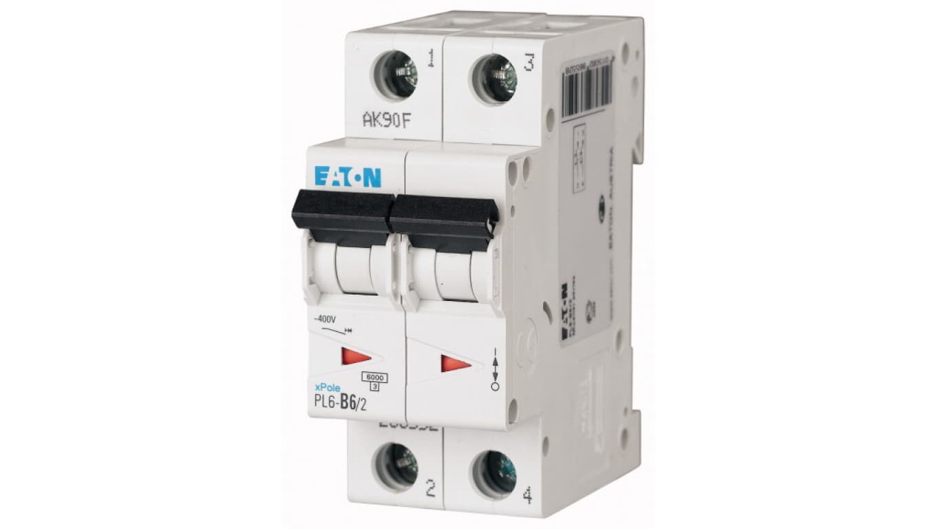

Wyłącznik nadprądowy 2P B 6A 6kA AC PL6-B6/2 286552