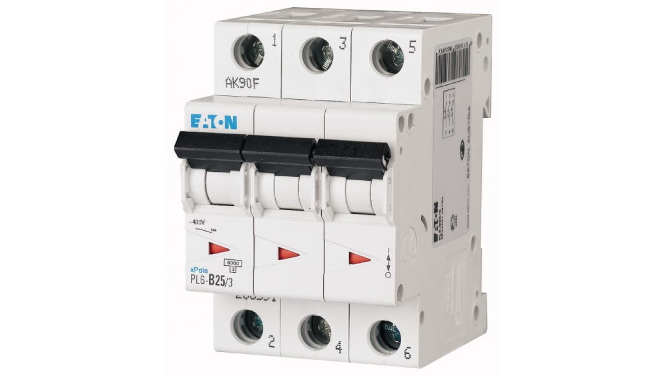 

Wyłącznik nadprądowy 3P B 25A 6kA AC PL6-B25/3 286591