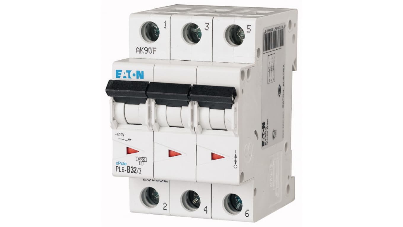 

Wyłącznik nadprądowy 3P D 32A 6kA AC PL6-D32/3 286616