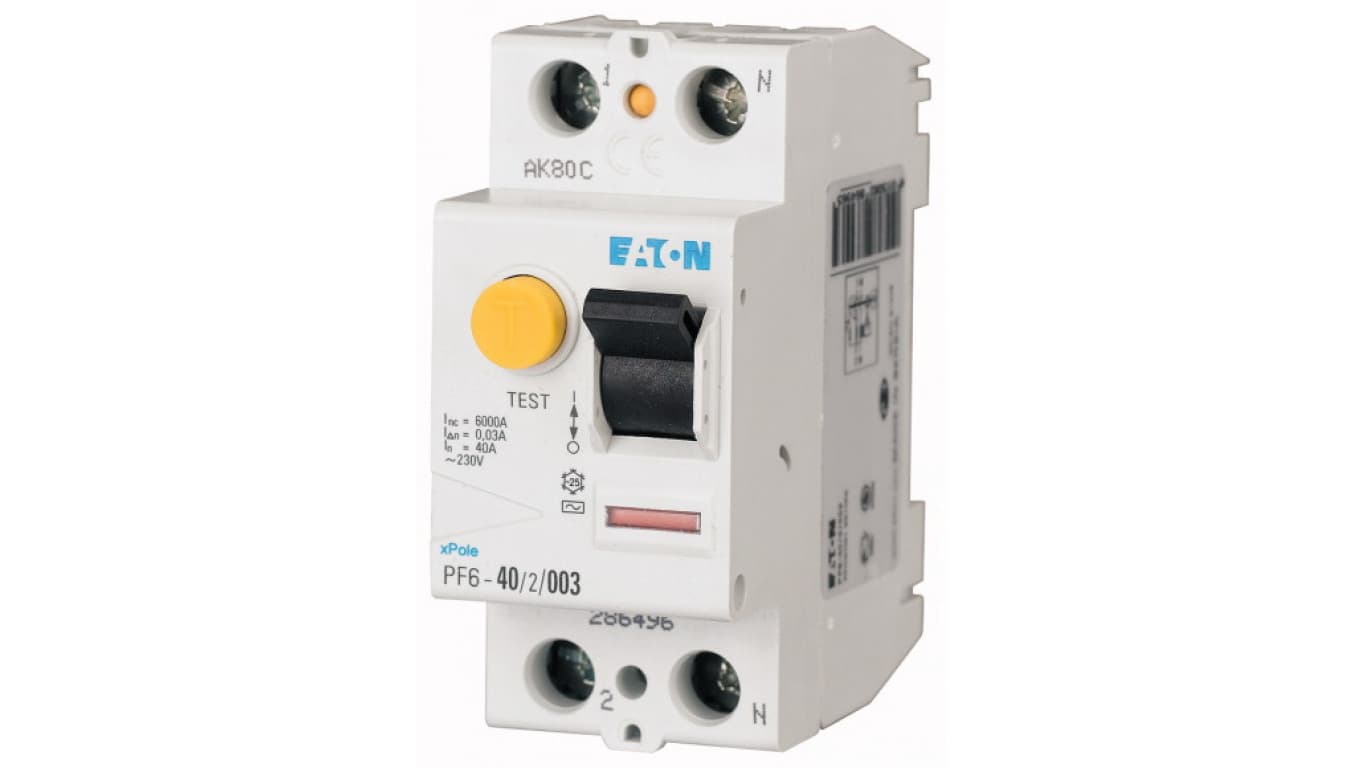 

Wyłącznik różnicowoprądowy 2P 40A 0,3A typ AC PF6-40/2/03 286498