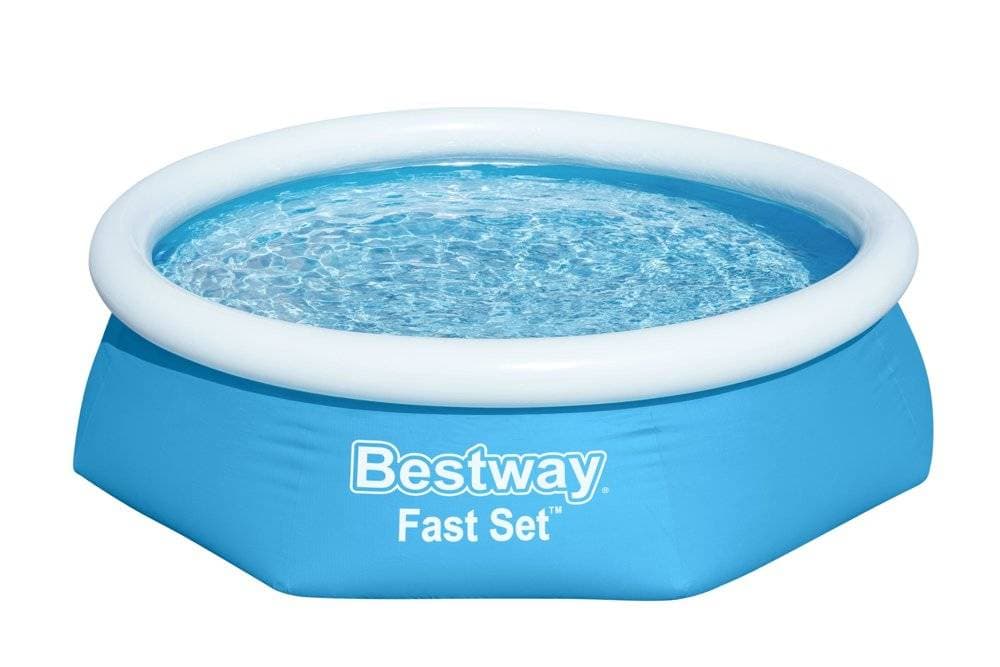

Bestway 57448 Basen rozporowy Fast Set z dmuchanym pierścieniem 2.44m x 61cm