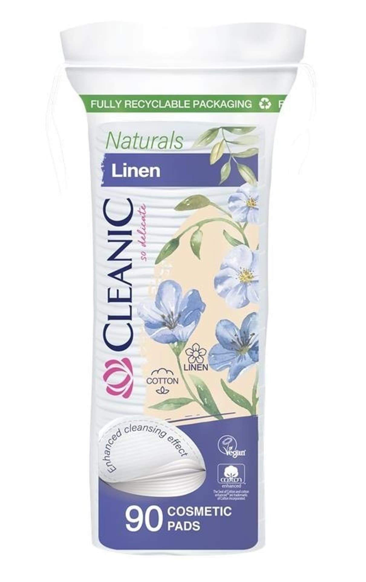 

HARPER CLEANIC Płatki hig. Naturals Linen 90 szt.