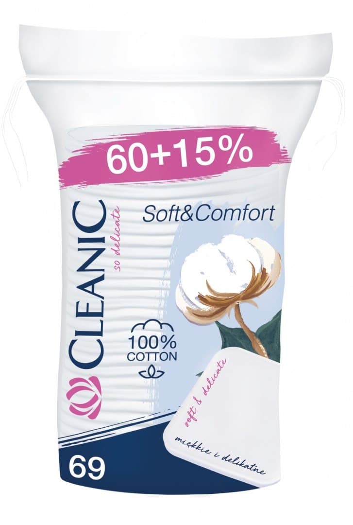 

HARPER CLEANIC Płatki kwadrat.Soft&Comfort 60+15%