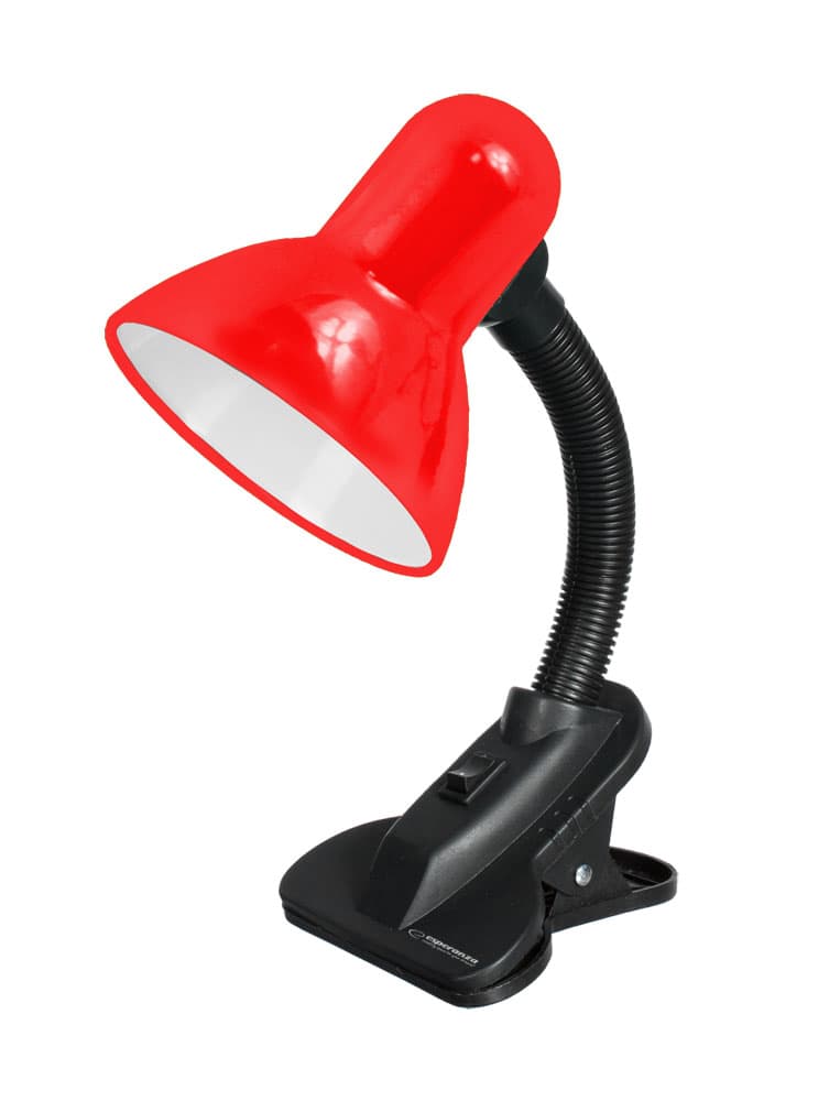 

ELD106R Esperanza lampka biurkowa e27 procyon czerwona
