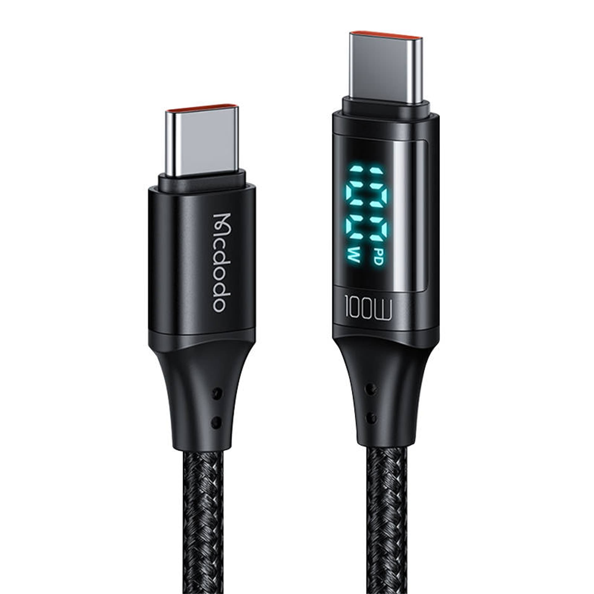 

Kabel USB-C do USB-C Mcdodo CA-1100, 100W, 1.2m (czarny)