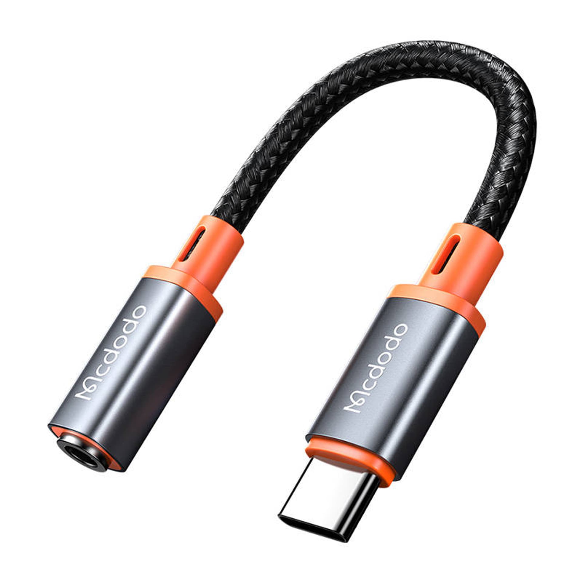 

Adapter audio USB-C do AUX mini jack 3.5mm Mcdodo CA-7561, DAC, 0.11m (czarny)