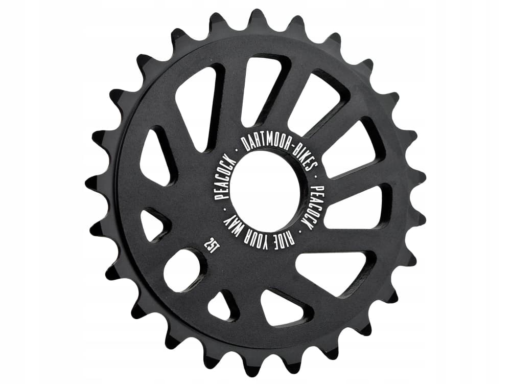 

Zębatka przednia DARTMOOR BMX Peacock alu 6061, 25T czarna