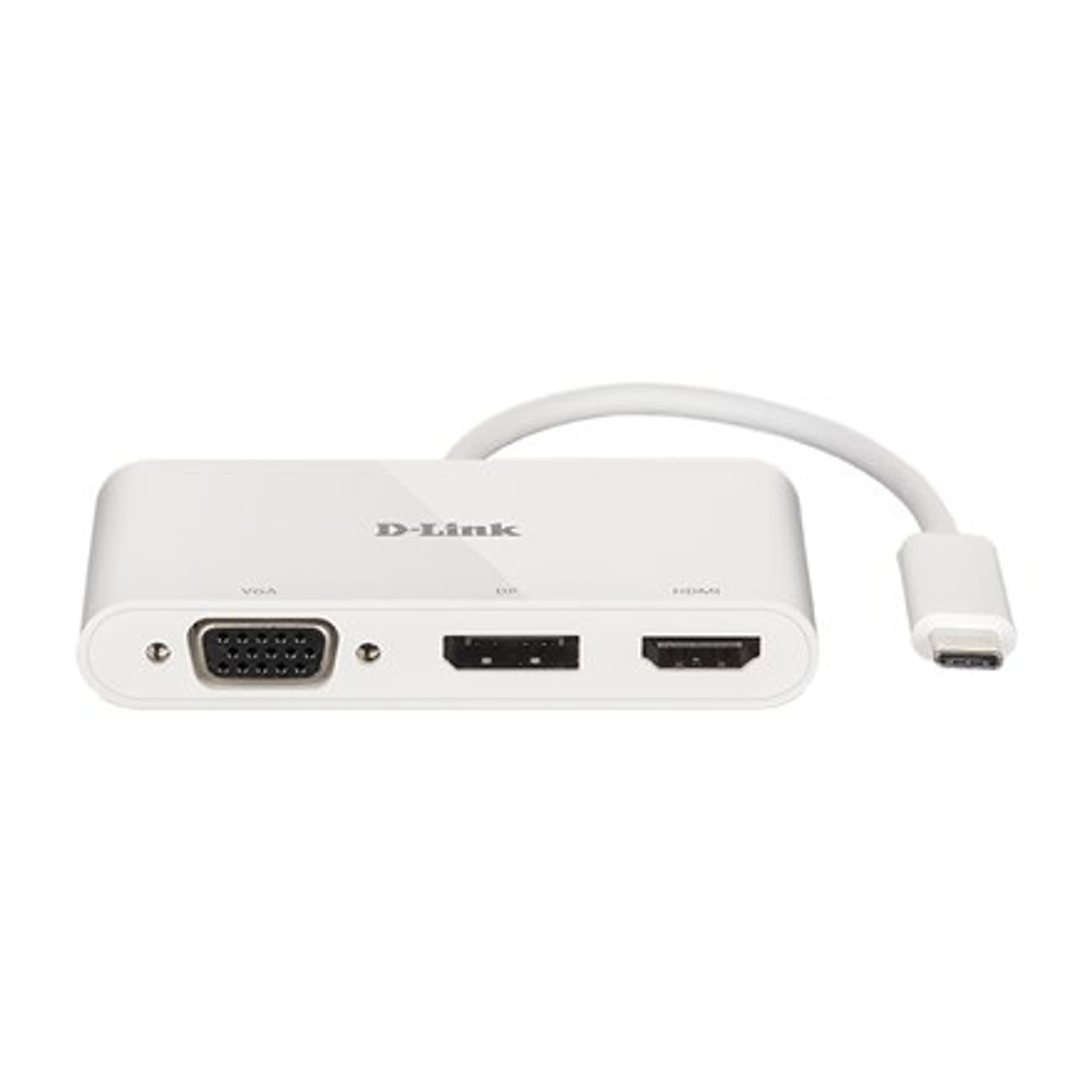 

D-Link 3-in-1 USB-C to HDMI/VGA/DisplayPort Adapter DUB-V310 0,11 m