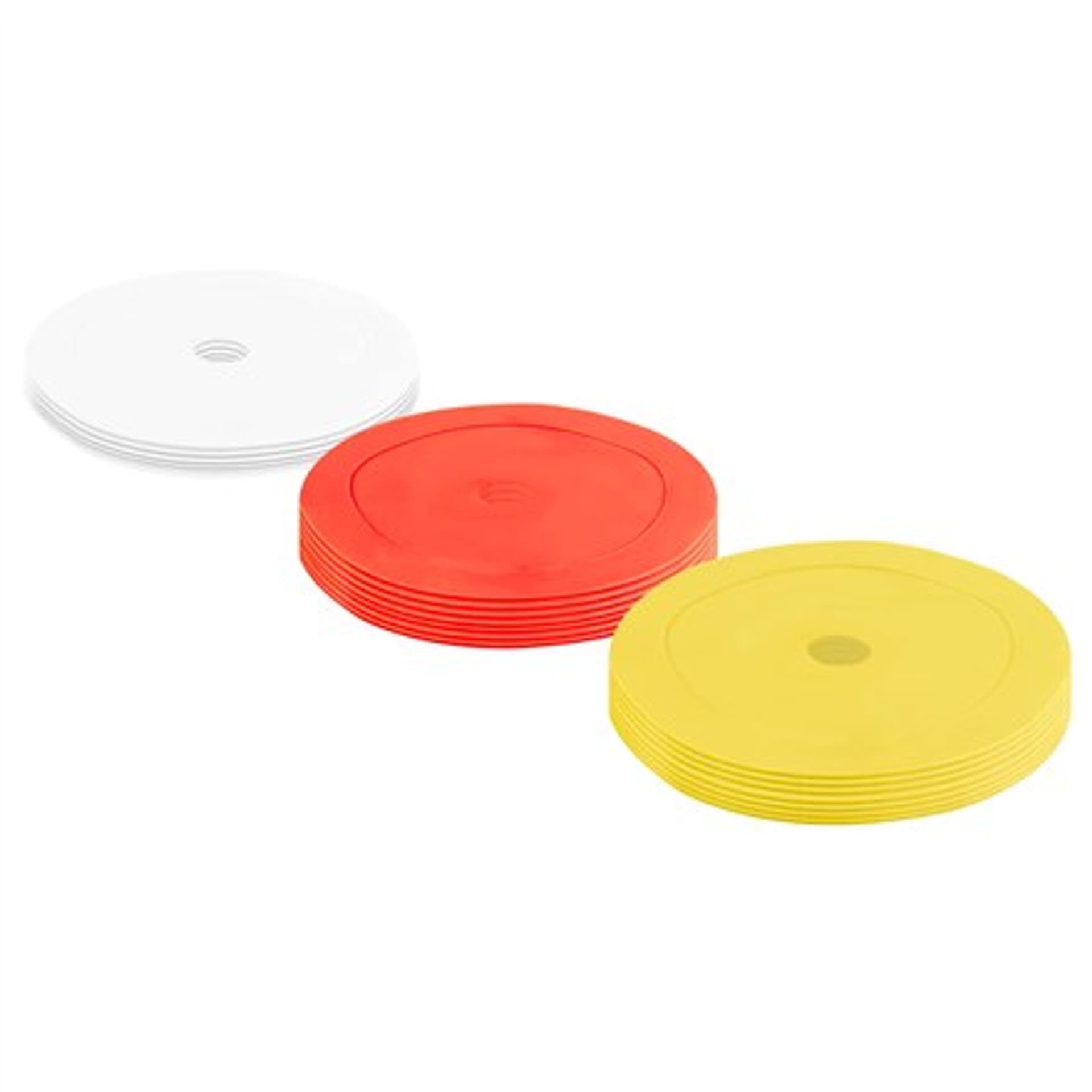 

Pure2Improve Rubber Markers Training Markers Red/White/Yellow