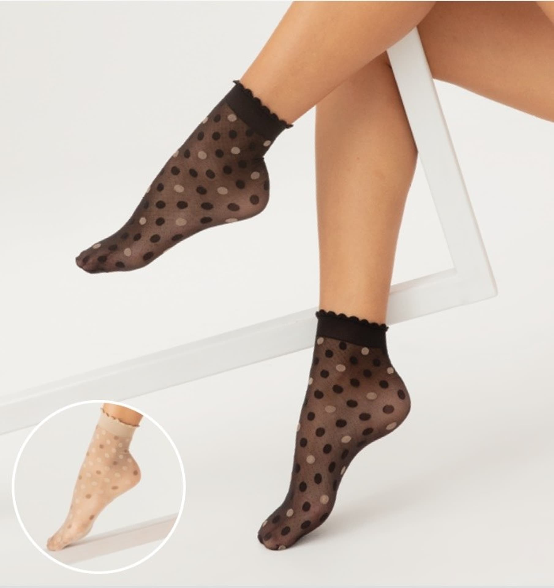 

SKARPETKI TRENDYLINE WZ.08 (kolor nero/beige)