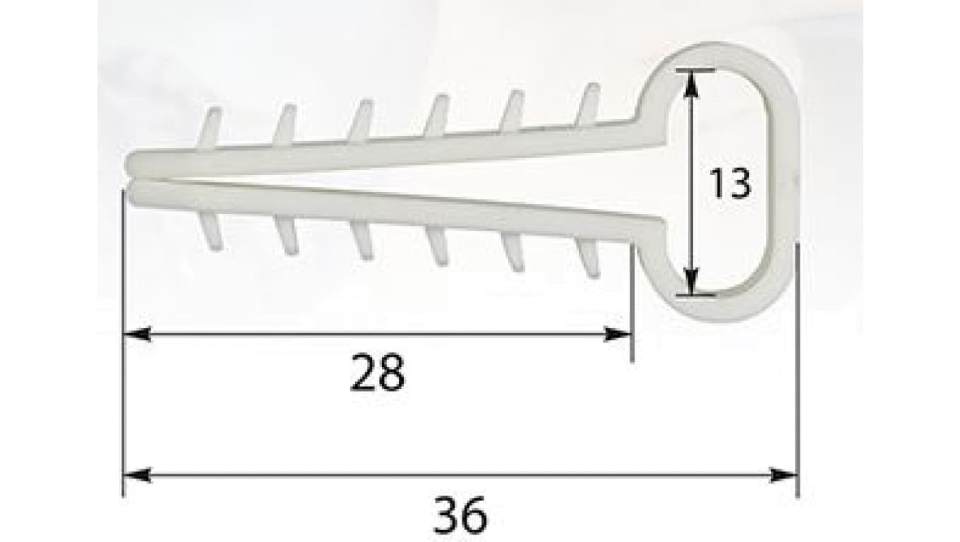 

Uchwyt szybkiego montażu płaski USMP-3N /100szt./ 16.22