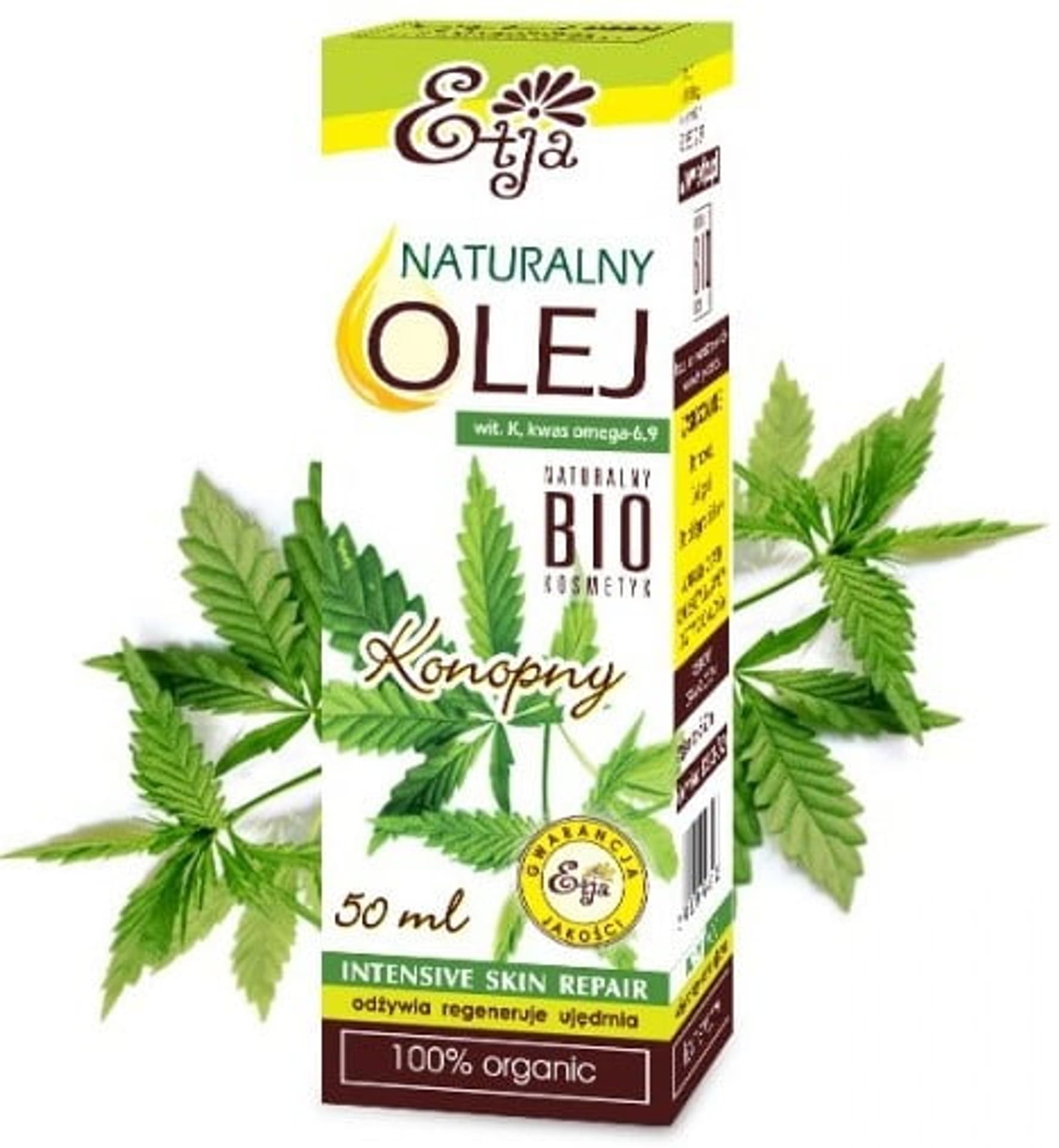 

Etja Naturalny Olej Konopny bio 50ml