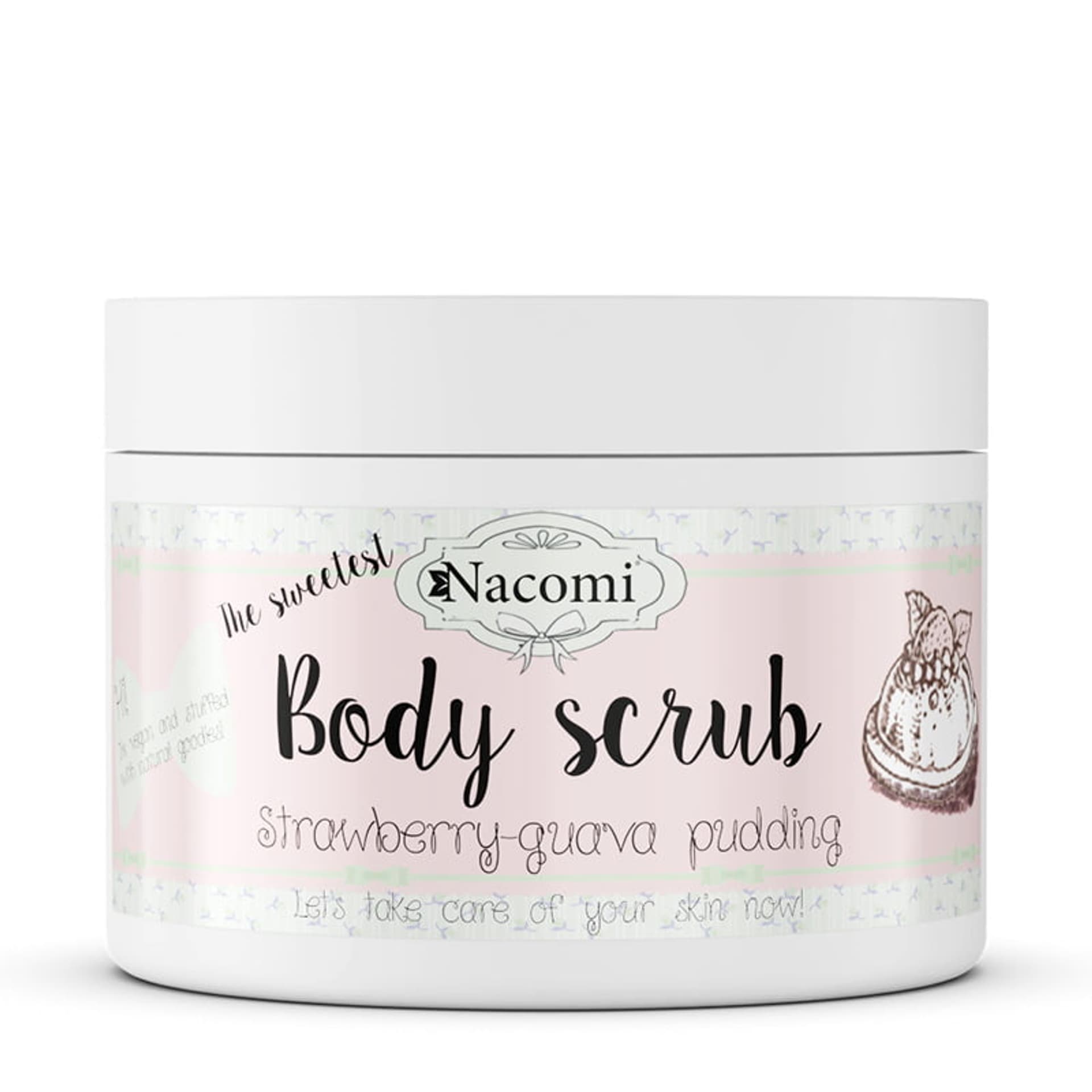 

Nacomi Body Scrub peeling do ciała Truskawkowy Pudding 200g