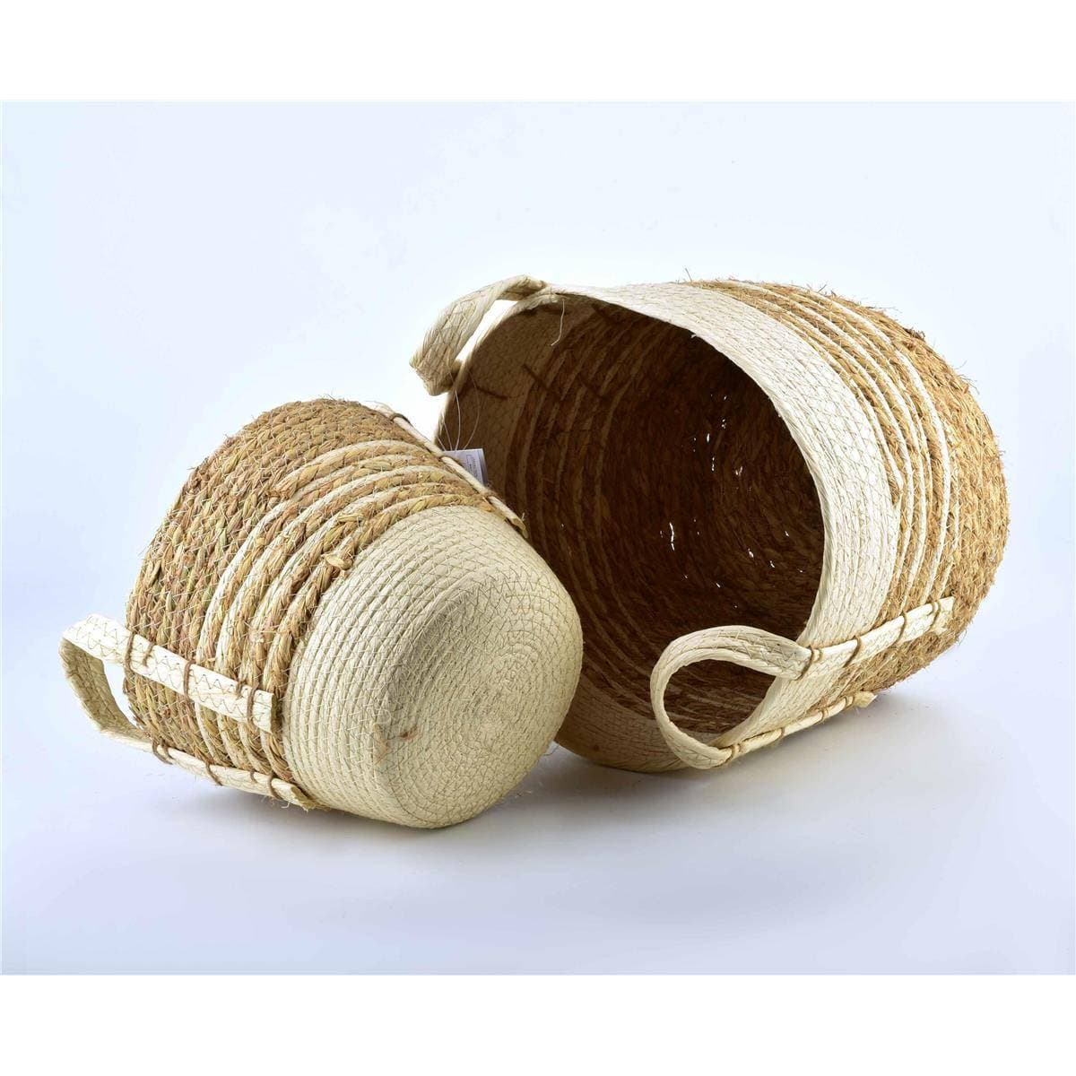 

BALI Komplet 2 KOSZY trawa morska 33x33xH:26/24x24xH:21cm