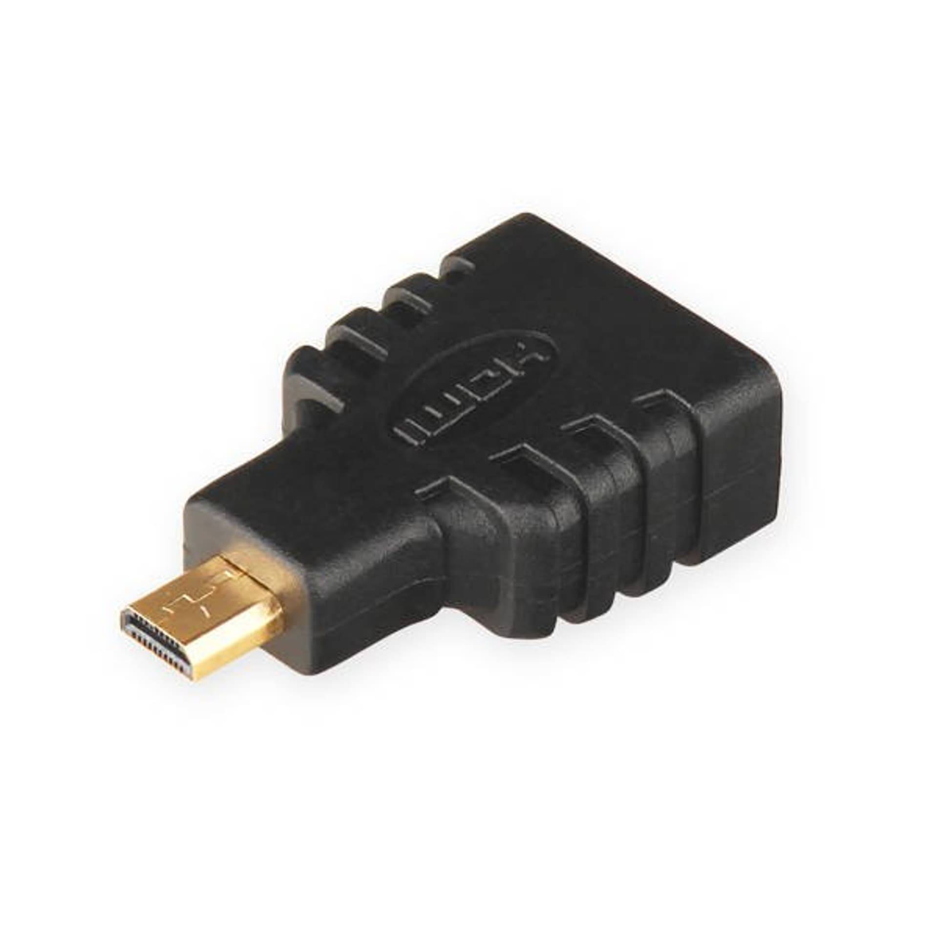 

4World Adapter HDMI F (żeński)- micro HDMI M (męski), czarny, Męski)/czarn