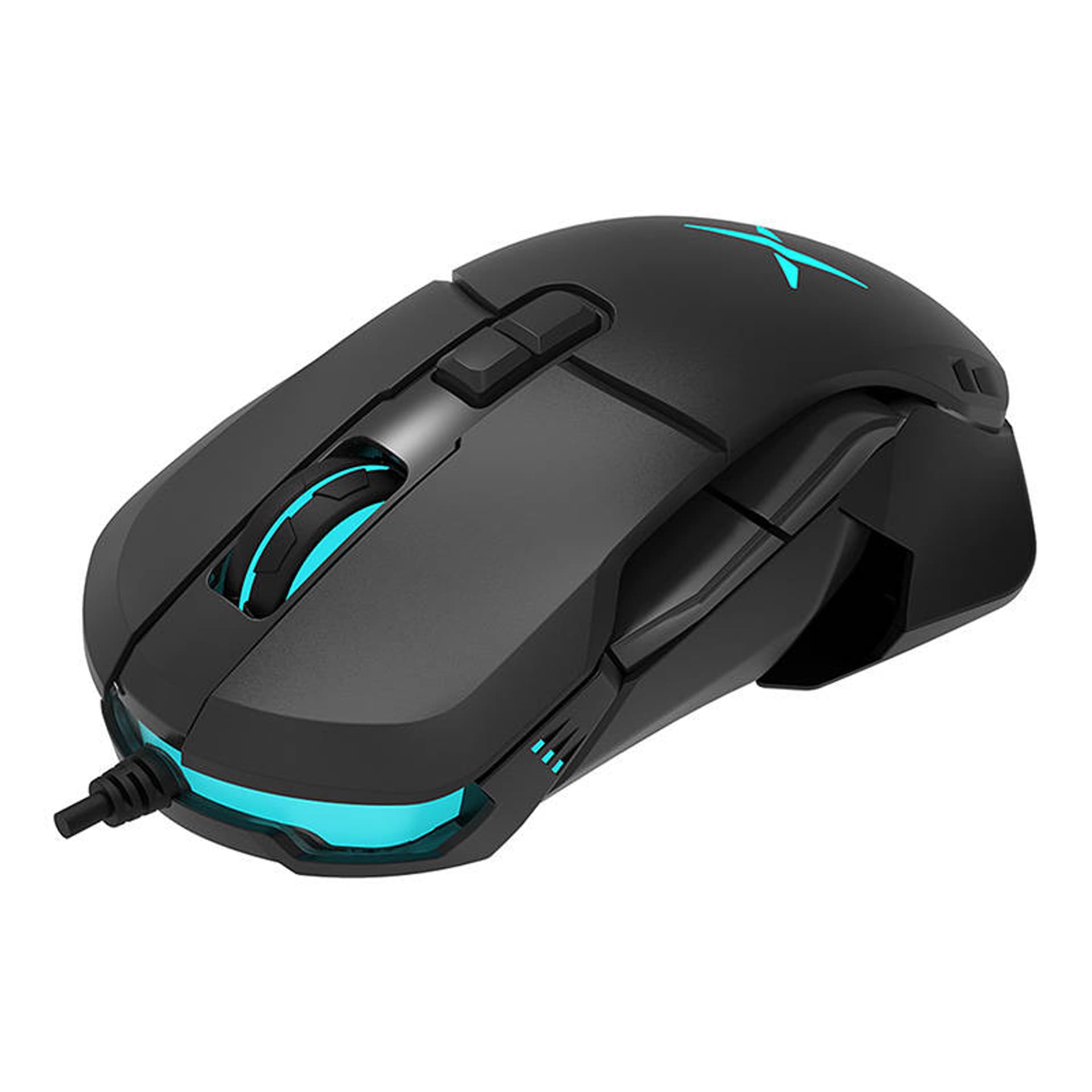 

Mysz gamingowa z nakładkami Delux M629BU RGB 16000DPI