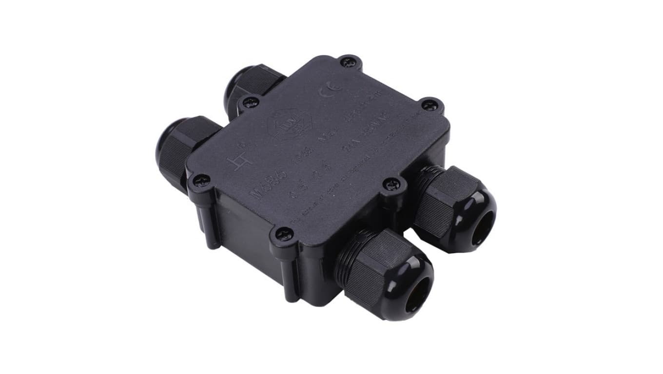 

Mufa Hermetyczna VT-871 Konektor Puszka 4X fi 8-12mm Czarny IP68 5982