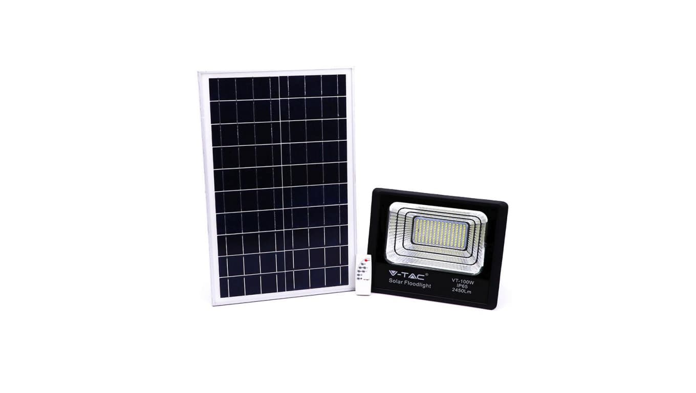 

Projektor LED Solarny VT-100W 35W 4000K 2450lm IP67 8576