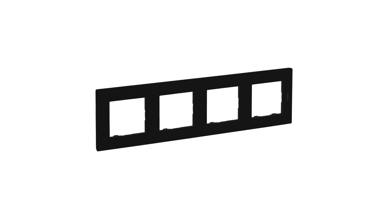 

Niloe Step Ramka poczwórna 4x czarny 863594