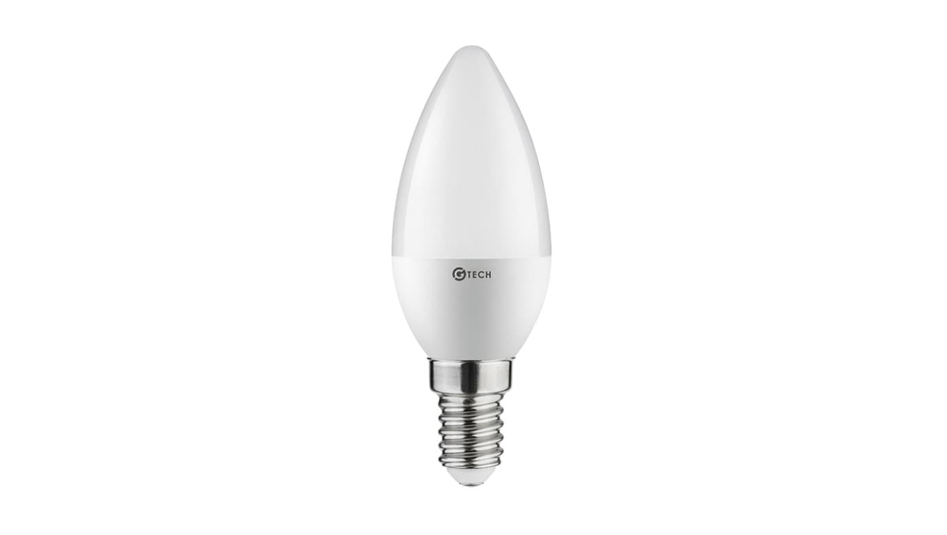 

Żarówka LED SMD 2835, E14, C30, 3W, 200 lm, 3000K, AC220-240V, 50-60 Hz, kąt świecenia 160