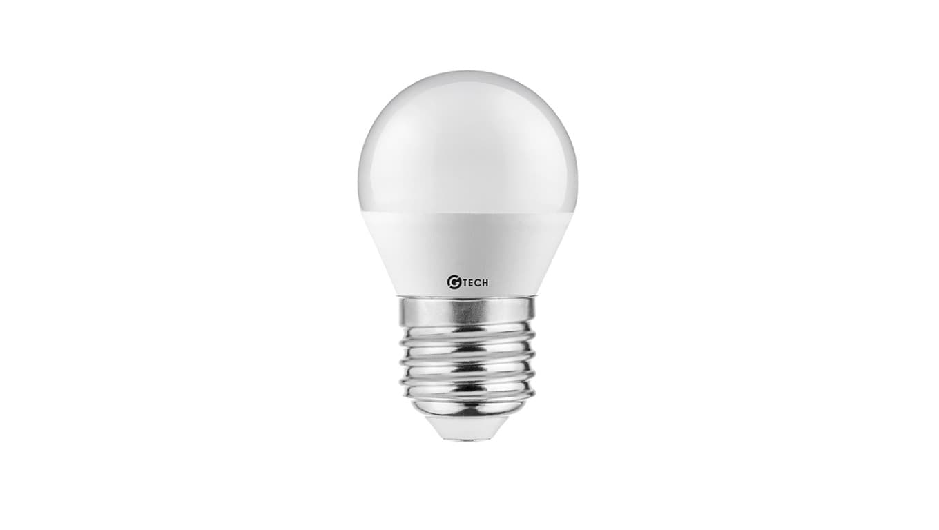 

Żarówka LED SMD 2835, E27, B45C, 6W, 470 lm, 3000K, AC220-240V, 50-60 Hz, kąt świecenia 160