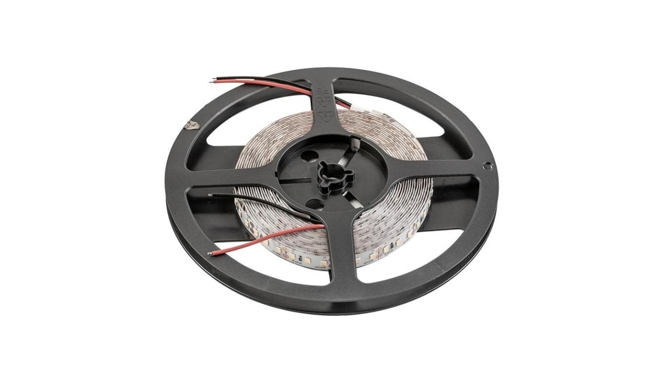 

Taśma Flash 2835, 600 LED neutralny biały, 60W, bez żelu 10mm, Rolka 5m, 12V (2 kable)