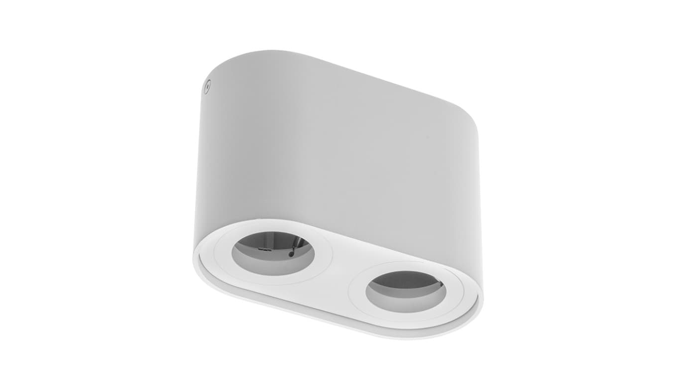 

Oprawa sufitowa SENSO DUO, alum, 83x165x110, IP20, max 50W, okrągła biała
