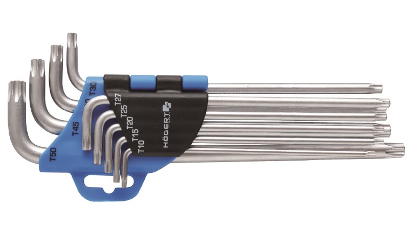 

Klucze torx ekstra długie, kpl 9cz HT1W818