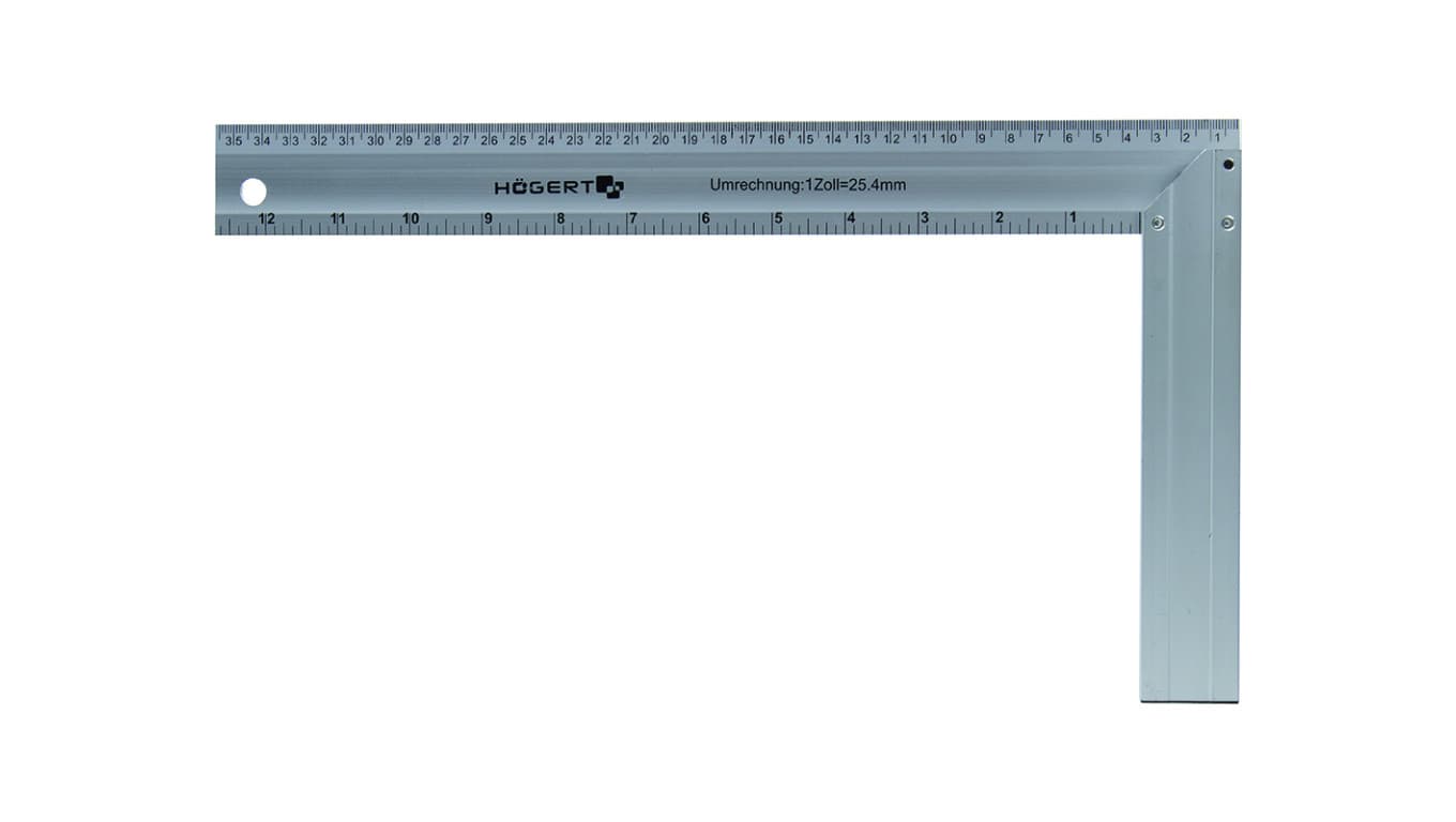 

Kątownik stolarski aluminiowy 350x 190mm