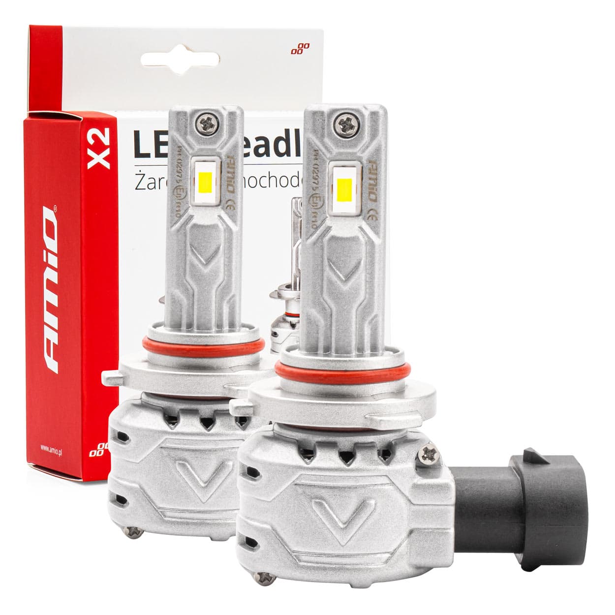

Żarówki samochodowe led x2 series amio hb3 9005
