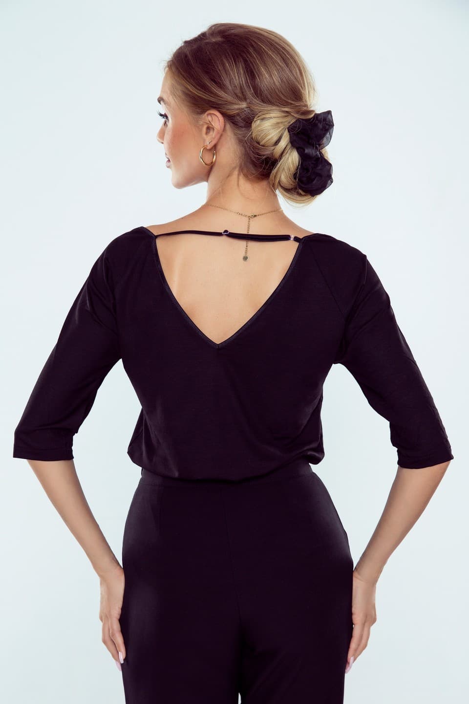 

BLUZKA ORNELLA 3/4 R (kolor czarny, rozmiar S)