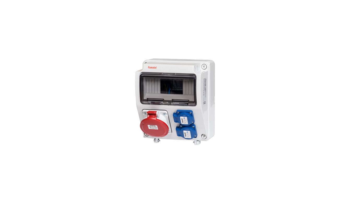 

Rozdzielnica RW3957 1x32/5 2xGS IP44 9 mod. 3957.0052