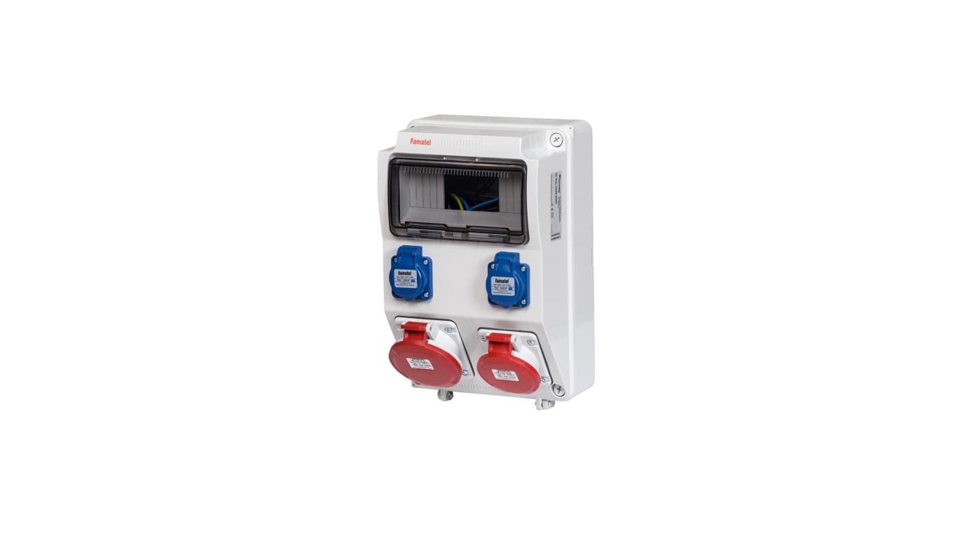

Rozdzielnica RW3958 32/5 16/5 2GS IP44 9 mod. 3958.0012
