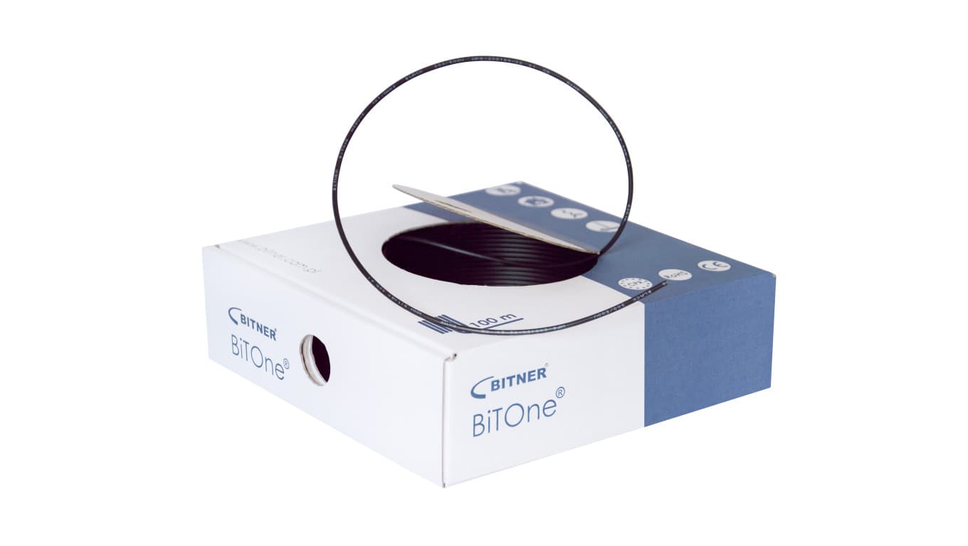 

Przewód instalacyjny BiTOne H07V-K 1x2,5 450/750V czarny IG2001.03 klasa Eca /100m/