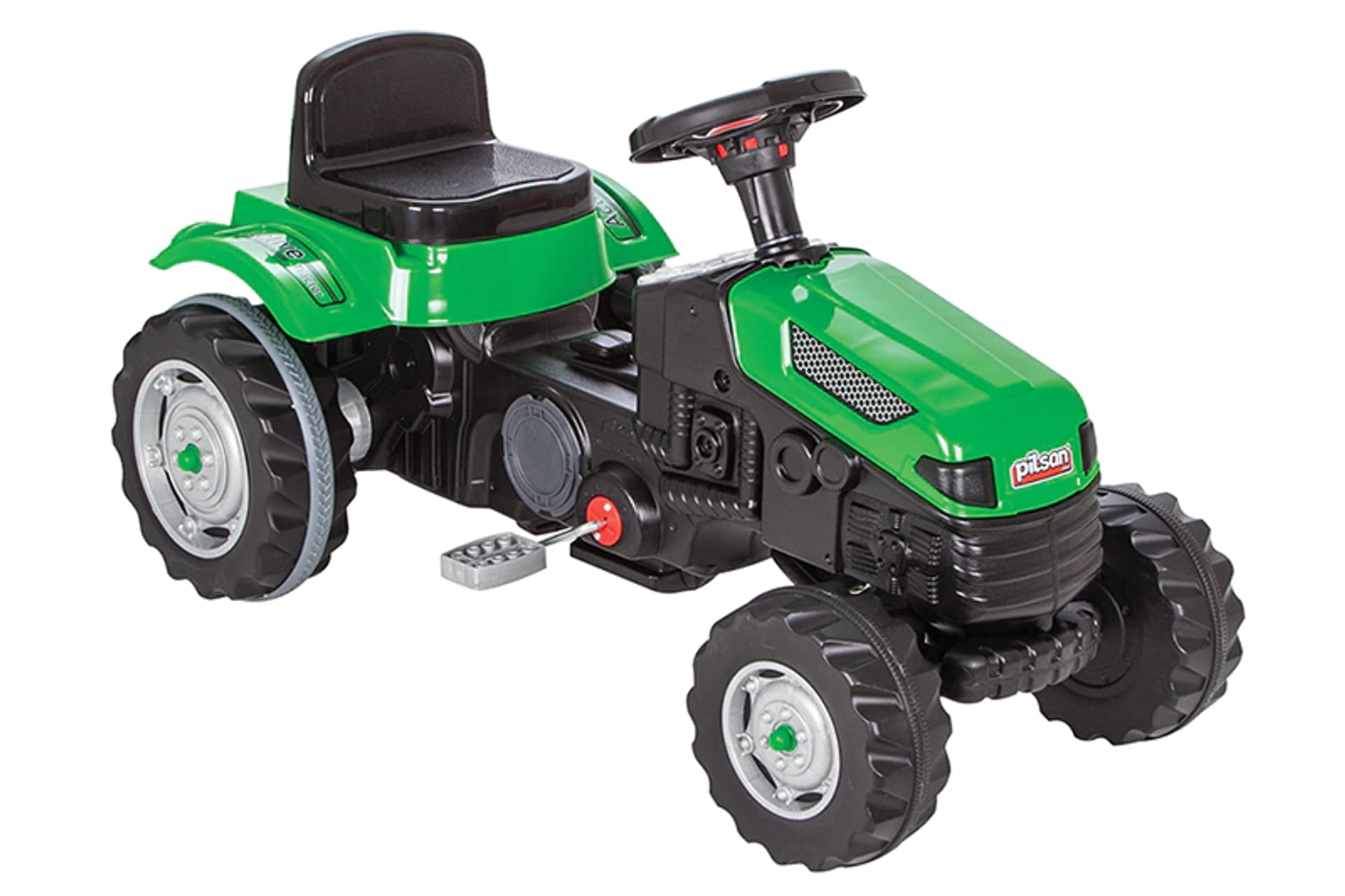 

TRAKTOR NA PEDAŁY DLA DZIECI OGROMNY OGRÓD KLAKSON
