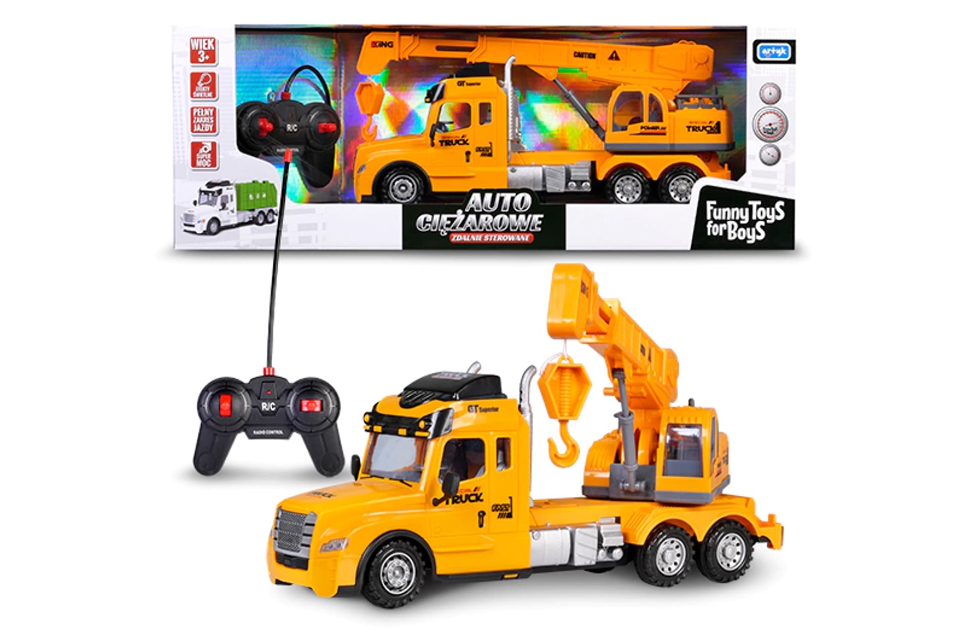 

Auto ciężarowe na radio Dźwig Toys For Boys