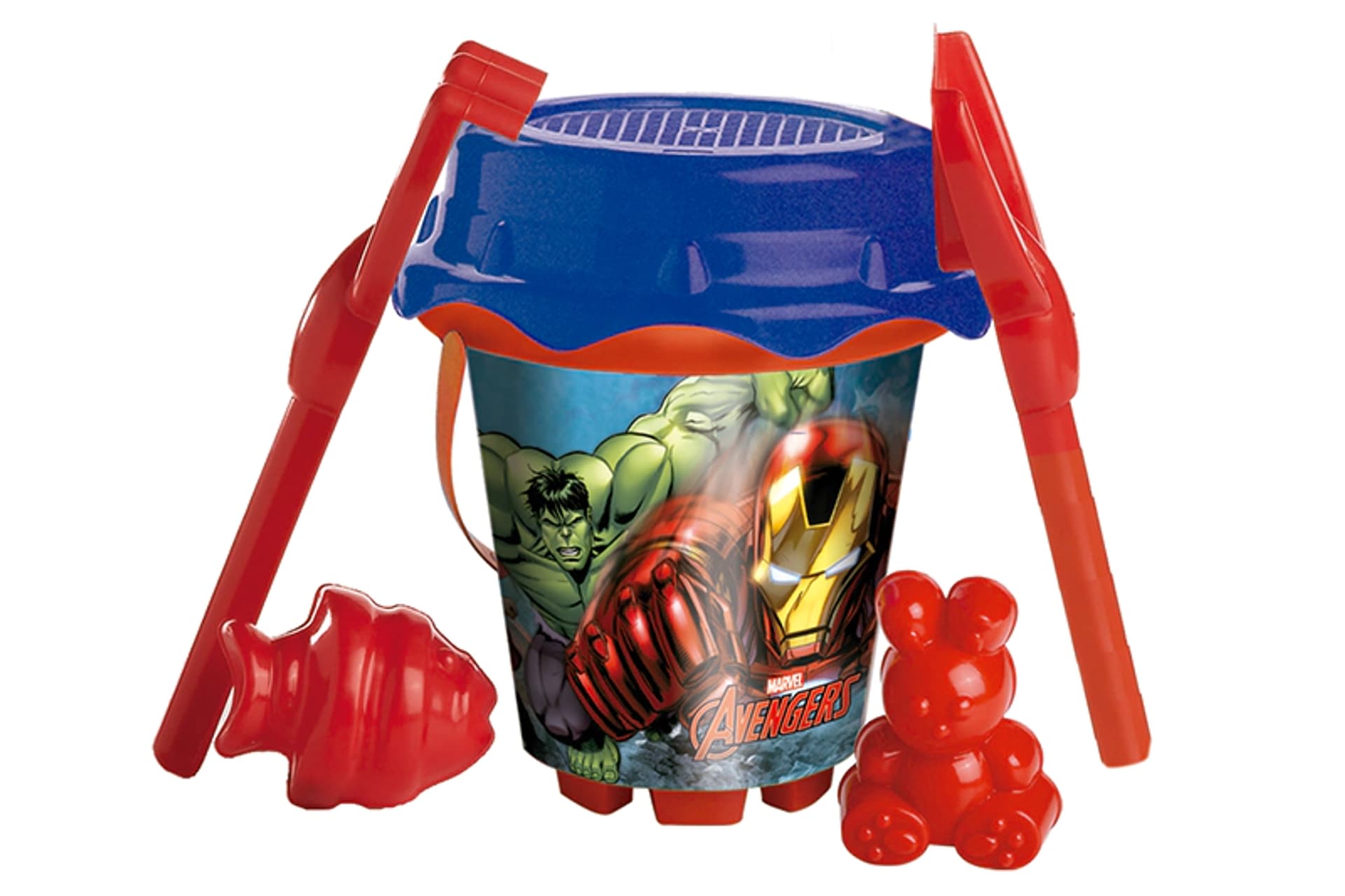 

ZESTAW DO PIASKU WIADERKO GRABIE ŁOPATKI AVENGERS