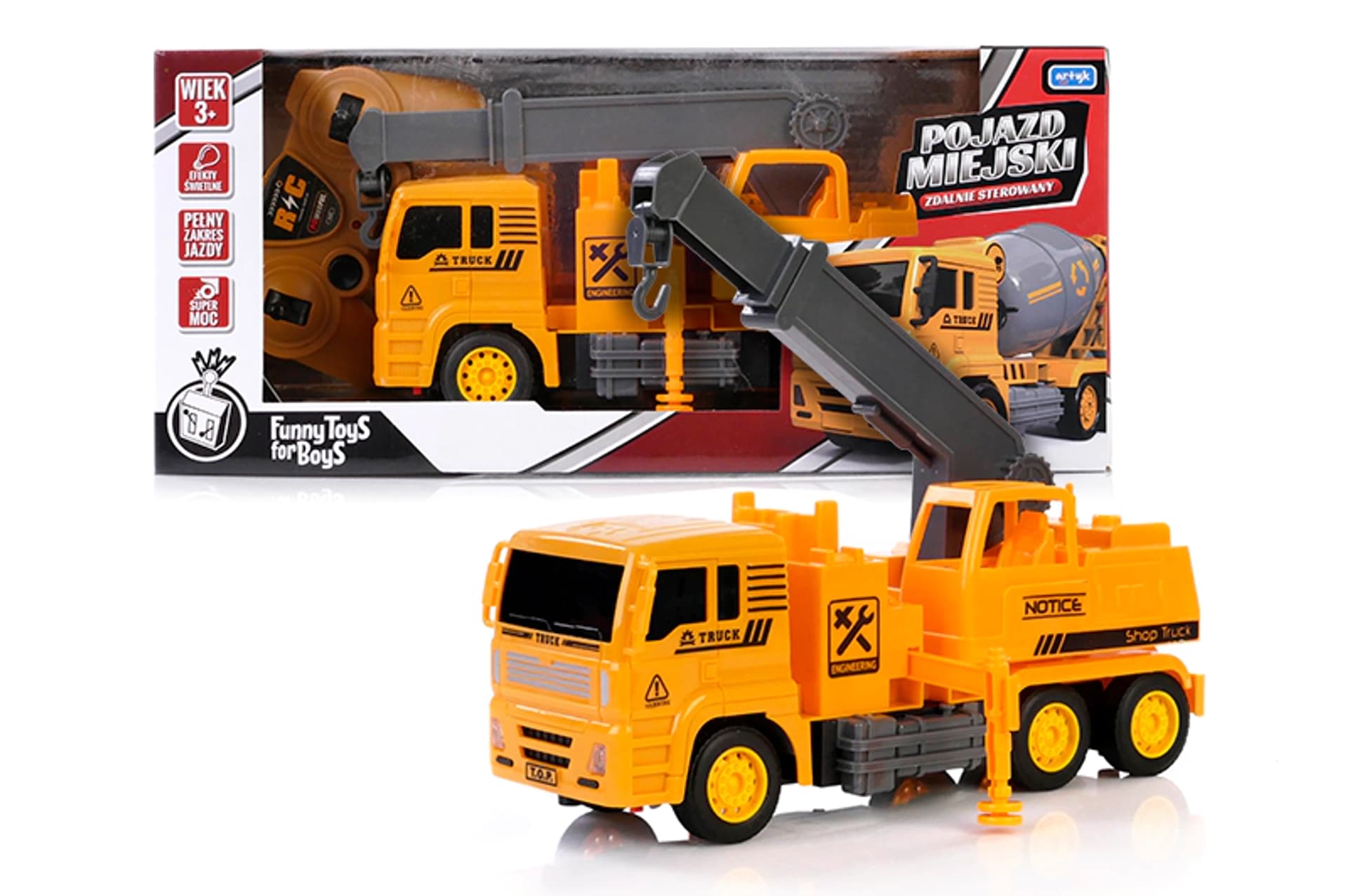 

Dźwig zdalnie sterowany Toys For Boys