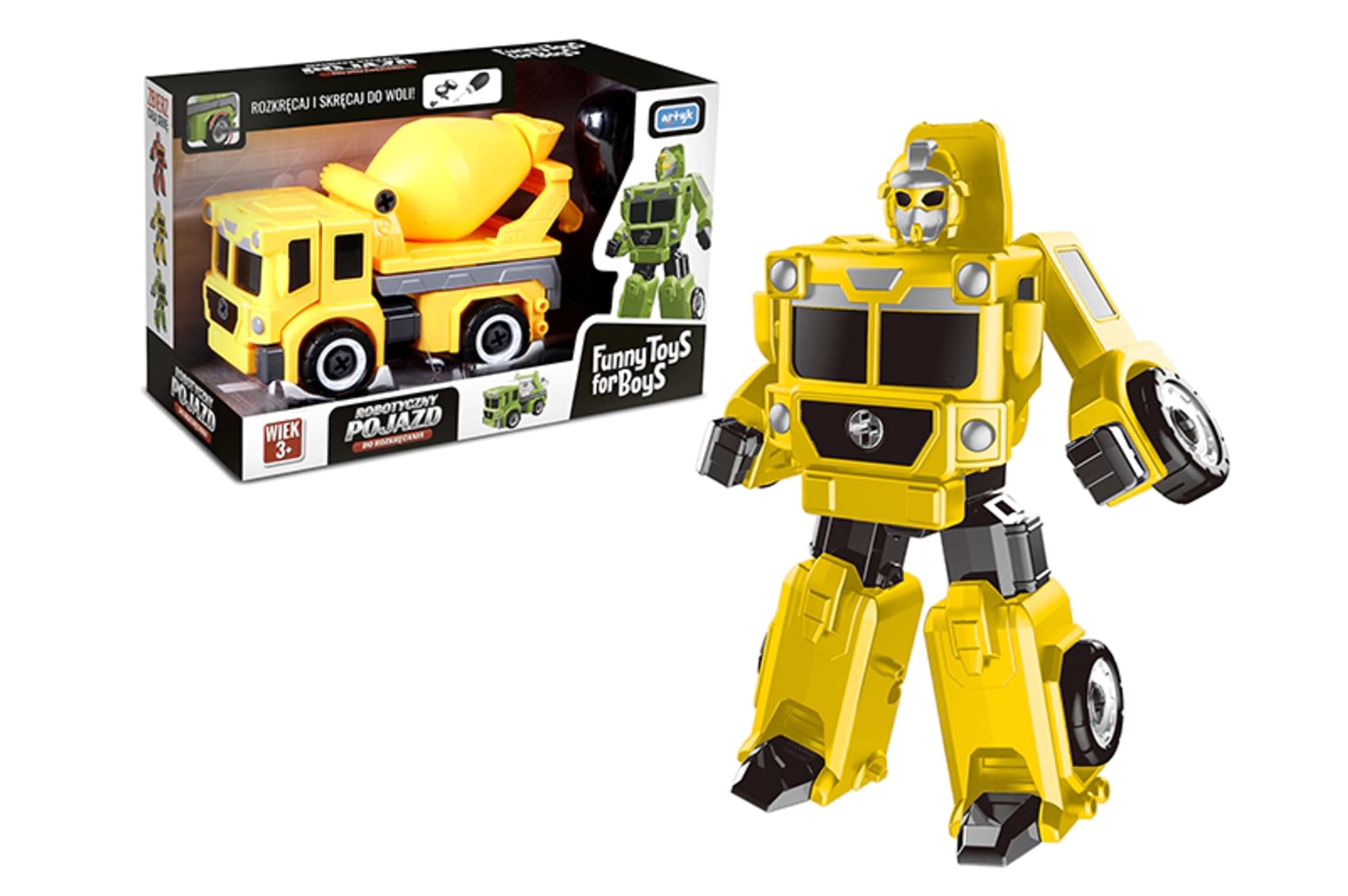 

Pojazd Robot Auto Betoniarka TFB