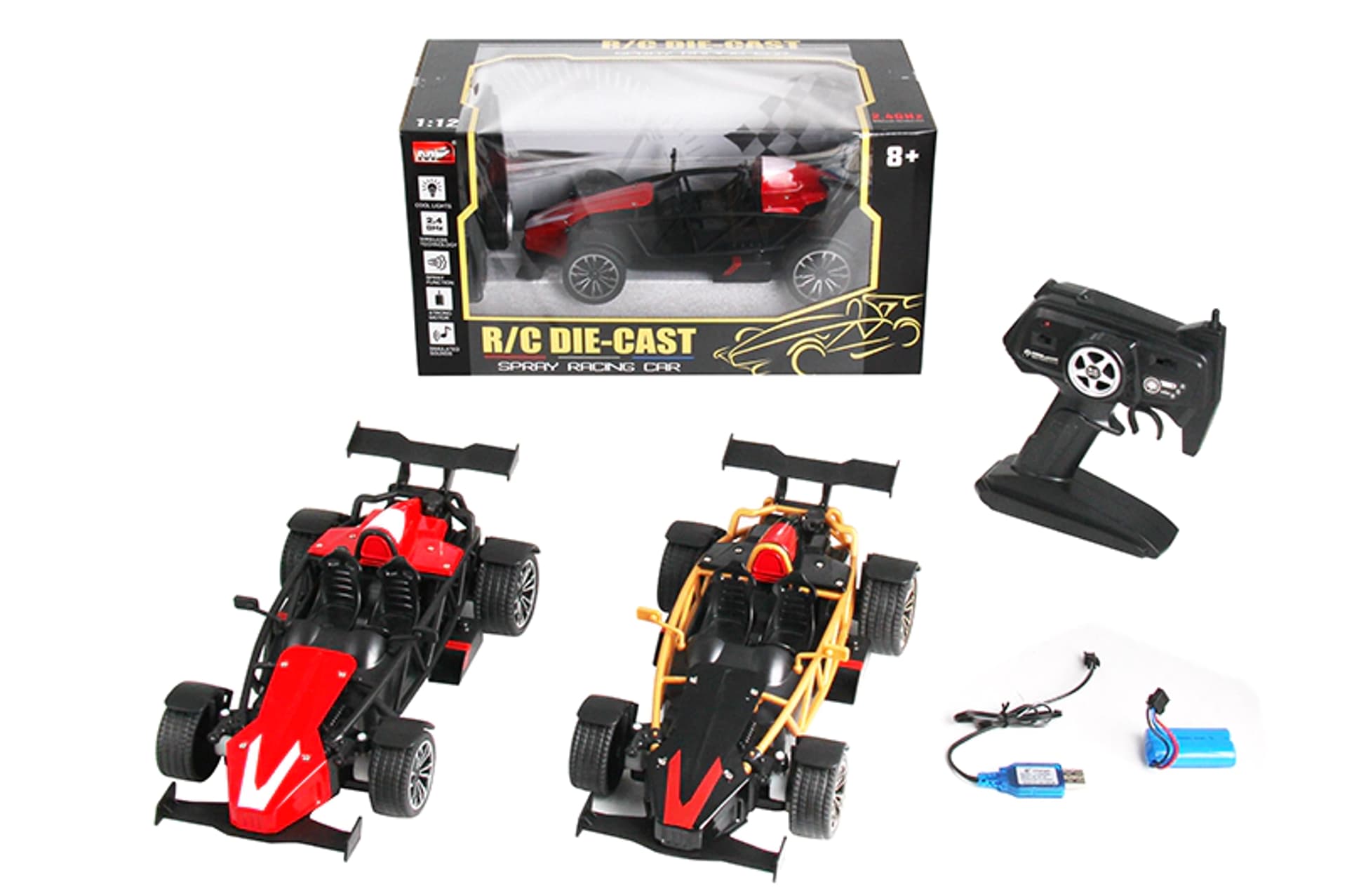 

AUTO FORMUŁA ZDALNIE STEROWANE PARA DYFUZOR LED RC