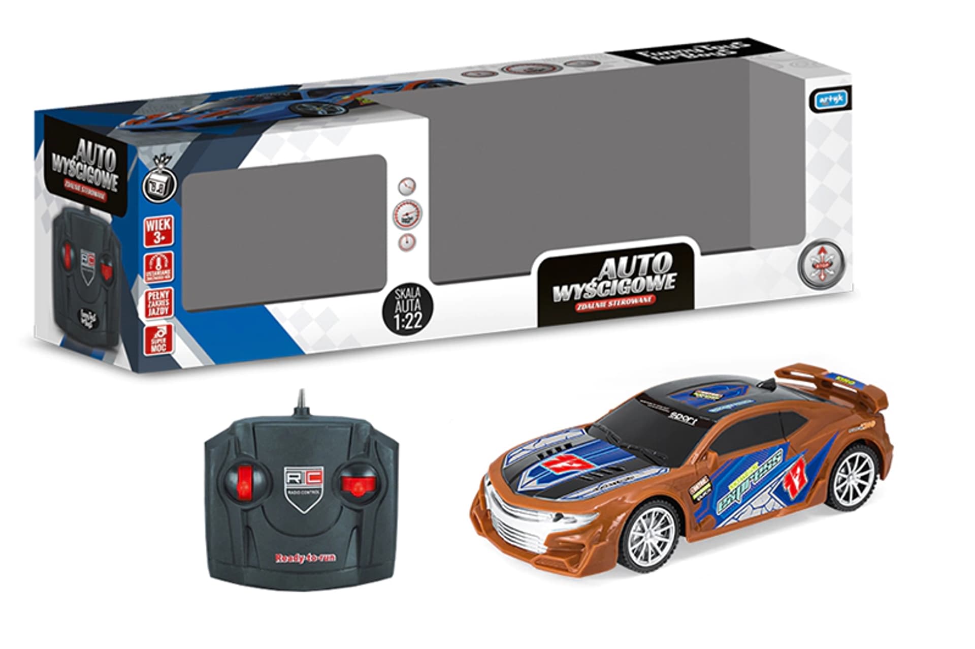 

AUTO ZDALNIE STEROWANE SAMOCHÓD RC FAST + PILOT