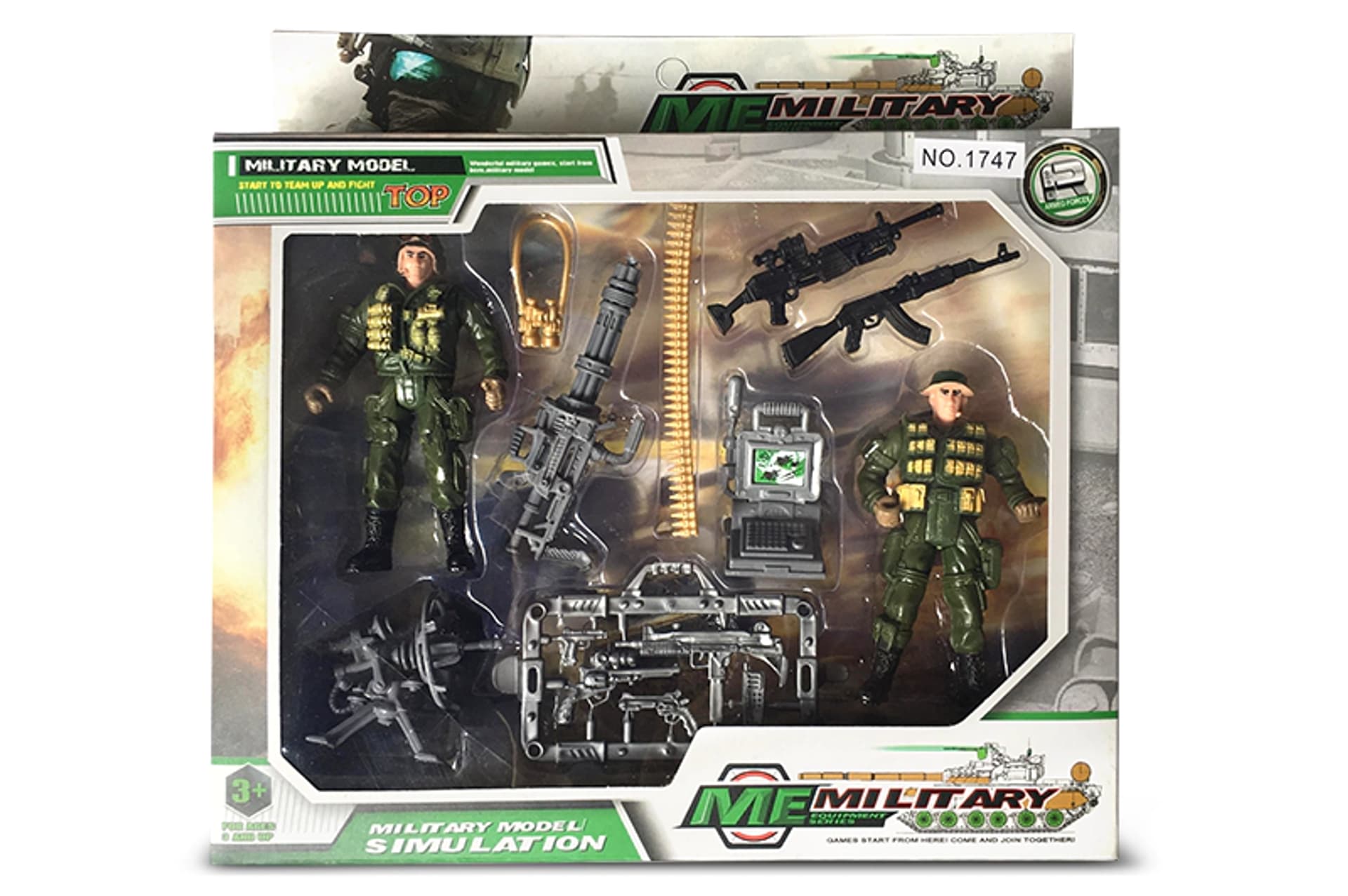 

ZESTAW WOJSKOWY MILITARNY ŻOŁNIERZE KARABINY RADAR