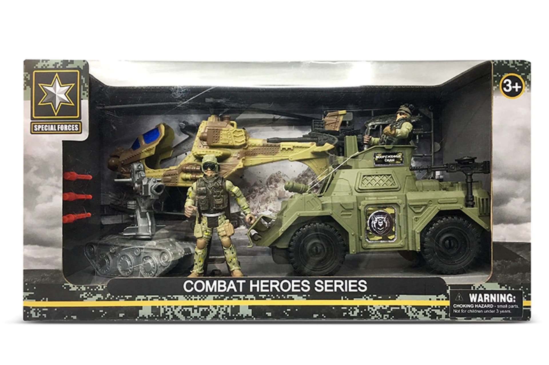 

ZESTAW WOJSKOWY Z WOZEM BOJOWYM